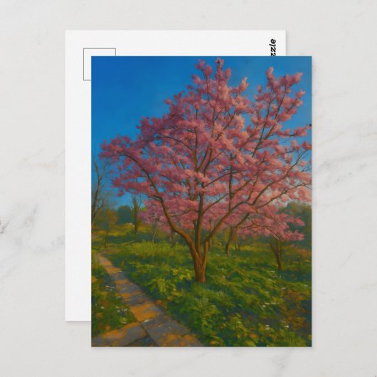 Blossom Crossroads – Voorjaarstuin Briefkaart (Voorkant / Achterkant)