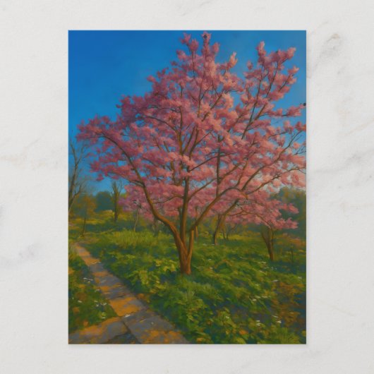 Blossom Crossroads – Voorjaarstuin Briefkaart (Voorkant)