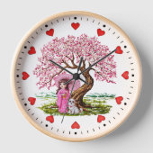 Blossom Dreams: Kimono Meisje & Puppy (Voorkant)