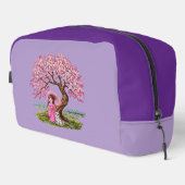 Blossom Dreams: Kimono Meisje & Puppy Toilettasje (Rechterhoek)