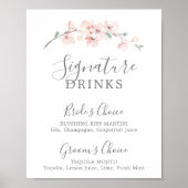 Blossom Drink van Spring Cherry Blossom Poster (Voorkant)