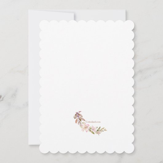 Blossom - eerste communiqué - uitnodiging (Achterkant)