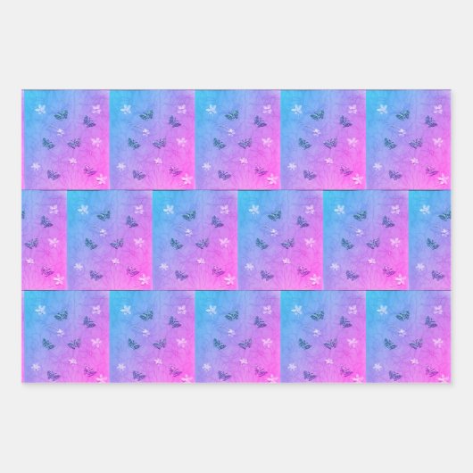 Blossom en buikvlies inpakpapier vel (Voorkant)