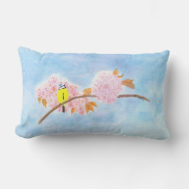 Blossom en tuinvogel kussen