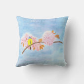 Blossom en tuinvogel kussen (Achterkant)