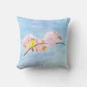 Blossom en tuinvogel kussen (Voorkant)