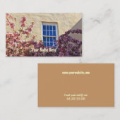 Blossom en venster visitekaartje (Voorkant / Achterkant)