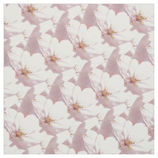 Blossom Fabric Cherry Blossom Fabric Cotton Poly Stof (Swatch)