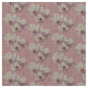 Blossom Fabric Pink Blossom Fabric Cotton of Poly Stof
