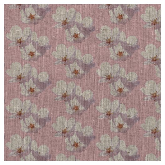 Blossom Fabric Pink Blossom Fabric Cotton of Poly Stof (Swatch)
