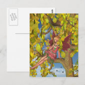 Blossom Fairy Briefkaart (Voorkant / Achterkant)