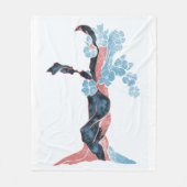 Blossom Fleece Deken (Voorkant)