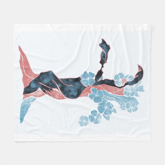 Blossom Fleece Deken (Voorkant (Horizontaal))