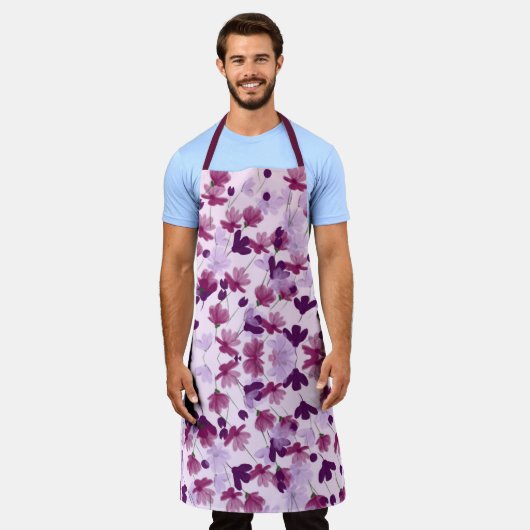 Blossom Floral Abstract Schort (Gedragen)