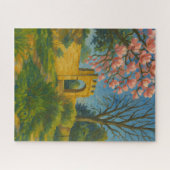 Blossom Gate – Betoverde Tuinschilderij Legpuzzel (Horizontaal)