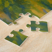 Blossom Gate – Betoverde Tuinschilderij Legpuzzel (Zijkant)