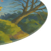 Blossom Gate – Betoverde Tuinschilderij Snijplank (Hoek)