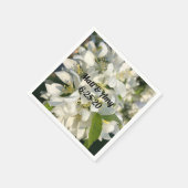 Blossom - Gepersonaliseerd cocktail Napkin Servet (Hoek)