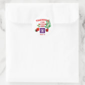 Blossom Geplant hier Christelijke kerk ADD LOGO Ronde Sticker (Tas)