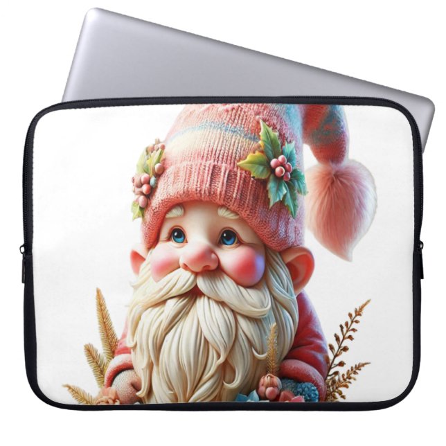 Blossom gnome  laptop sleeve (Voorkant)