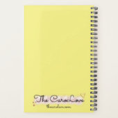 Blossom goddess daisy wreath planner (Achterkant)