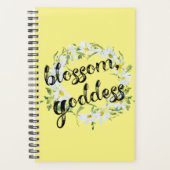 Blossom goddess daisy wreath planner (Voorkant)