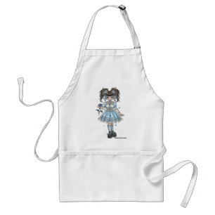 Blossom Gothic Lolita Apron Standaard Schort