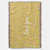 Blossom Haze Deken (Voorkant Verticaal)