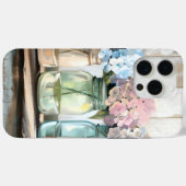  Blossom Hydrangea Mason Jars Case-Mate iPhone Case (Achterkant (horizontaal))