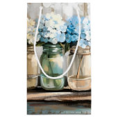 Blossom Hydrangea Mason Jars Klein Cadeauzakje (Achterkant)