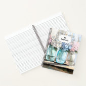 Blossom Hydrangea Mason Jars Notitieboek (Binnen)