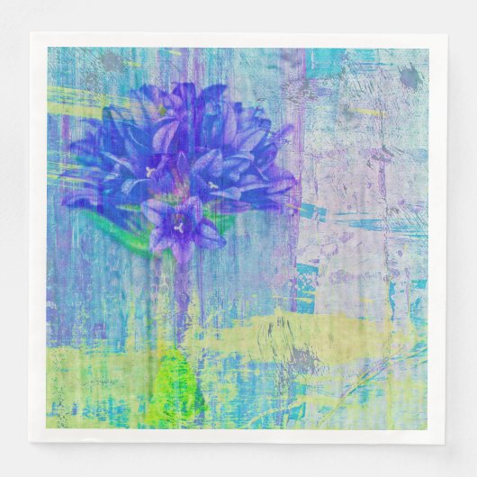 Blossom in Blue Violet Servet (Voorkant)