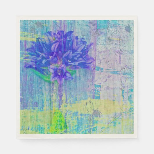 Blossom in Blue Violet Servet (Voorkant)