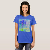 Blossom in Blue Violet T-shirt (Voorkant volledig)