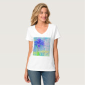 Blossom in Blue Violet T-shirt (Voorkant volledig)