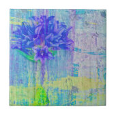 Blossom in Blue Violet Tegeltje (Voorkant)