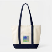 Blossom in Blue Violet Tote Bag (Voorkant)