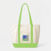 Blossom in Blue Violet Tote Bag (Voorkant)