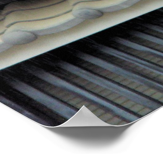 Blossom in de regen poster (Hoek)