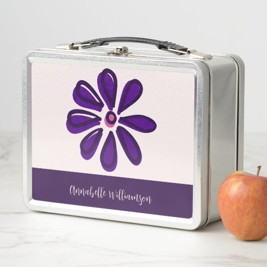 Blossom in je beste zelf - Indigo Paarse bloem (In situ)