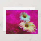 Blossom in roze briefkaart (Voorkant / Achterkant)