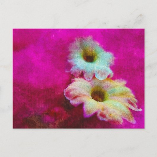 Blossom in roze briefkaart (Voorkant)