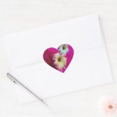 Blossom in roze hart sticker (Envelop)