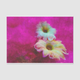 Blossom in roze tissuepapier