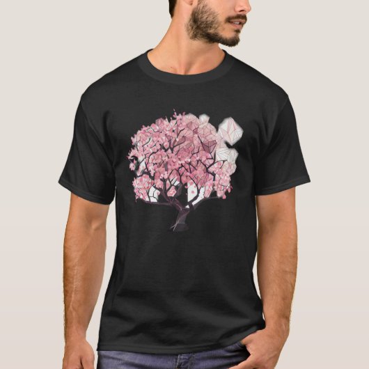 Blossom into Spring with this Beautiful Cherry blo T-shirt (Voorkant)
