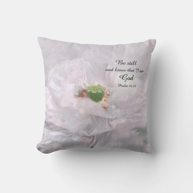 Blossom kalmeren met bijbelbericht kussen (Voorkant)