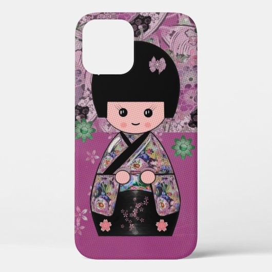 Blossom Kokeshi Case-Mate iPhone Case (Achterkant)