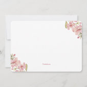 Blossom Krans uitnodiging (Achterkant)