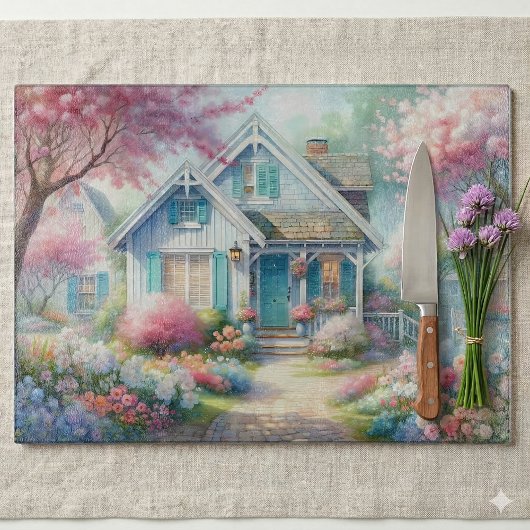 Blossom Lane Blauwe Cottage Tuin Snijplank