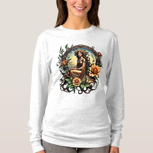 Blossom meisje t-shirt (Voorkant)